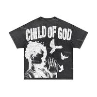 Child Of God Praying For Peace Print Acid T-shirt, Gift for Friends S – 5XL, graphic tees women/men, vintage teesChild Of God Praying For Peace Print Acid Wash T-shirt, Gift for Friends S – 5XL, graphic tees women/men, vintage tees