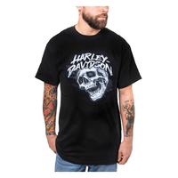 Harley Davidson Men’s Skull Blend Unisex T-shirt, Motorcycle Tees , Streetwear, Nicely Distressed, Retro Y2K