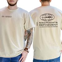 Lumon Macrodata Refinement Severance Both Sides Unisex Tshirt, Menswear Streetwear Casual Crewneck Top