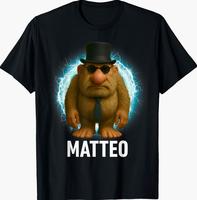 Matteo Mateo – Italian Brainrot Meme Viral T-Shirt DX4