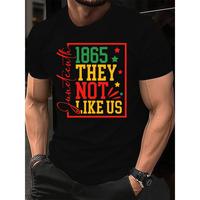 Bold Juneteenth T-Shirt – ‘1865 They Not Like Us’ Statement for a Unique Style