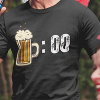 Beer O’Clock Shirt Mens Cotton Short Sleeve Tshirt
