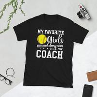 Funny Softball Coach Softball Coaching Gifts Unisex T-Shirt
