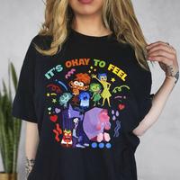 It’s Okay To Feel T-Shirt, Family Trip Shirt, Movie Characters Shirt, Mental Health Unisex Top