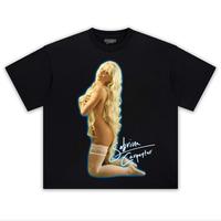 SABRINA TEE, Retro 90S Music Short n’ Sweet Tour 2025, Y2K Top Music Shirt, Birthday Gift Idea, Gift For Fan Sabrinaz W6