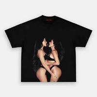 Meg@n Fox & K0urtney Kard@shian Casual Unisex Tshirt, Gift for Fan Streetswear Top Womenswear, Short Sleeve Vintage