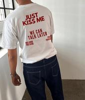 JUST KISS ME Shirt, We Can Talk Later, Mas Amor Por Favor, Cruel Pancake Unisex Shirt, Inspirational Mental Health Tee, Funny Shirt Spanish