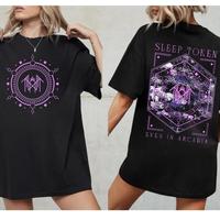 Sleep Token Even In Arcadia Album Flamingo 2 Sides T-shirt, Even In Arcadia Flamingo Emblem T-shirt,Gift for Men for Woman Casual Top for Unisex
