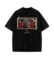 Chicago The Last Dance Vintage Michael Jordan & Scottie Pippen T-Shirt Crewneck Cotton
