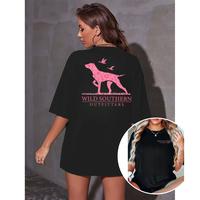 Stylish Women’s Camo Hunting Tee – Effortless Graphic Design for Daily Wear