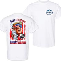 Busch Light Make 4th Of July Great Again Shirt, Daddy T-shirt, Graphic Tee, Menswear Top, Colorful, For Him, For Her