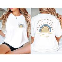 Retro Sun Shine On My Mind Shirt,Comfort Color Oversized Tshirt, Summer Shirt, Vacation Shirt, Beach Shirt, Summer Vacation Shirt,Boho Shirt