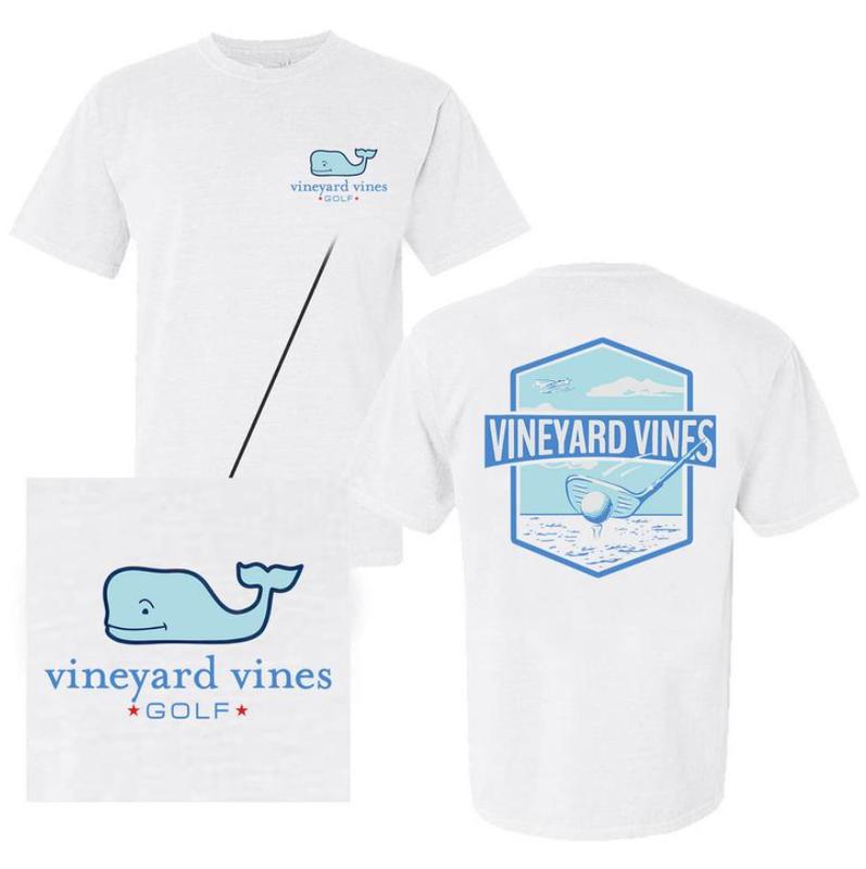 Vineyard Vines Golf – Boys’ Beach Golf T-shirt, Men And Women, Trendy & Comfortable, Classic Cotton, Menswear Top, Unisex, Casual, Tshirt