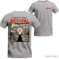 Treaty Oak Revival T-Shirt – Artistic Morning Face Graphic , Bold Band Logo Design , Soft And Comfortable Fabric , Perfect For