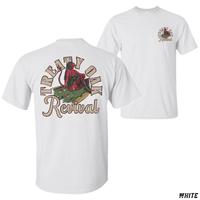Treaty Oak Revival T-Shirt – Retro Treaty Oak Revival Design With Pin-Up Girl On Pool Table Graphic , Unisex T-Shirt , Casual Wear , Outdoor Style , Gift Idea , Southern Look , Vintage, Cotton, Menswear, Tops