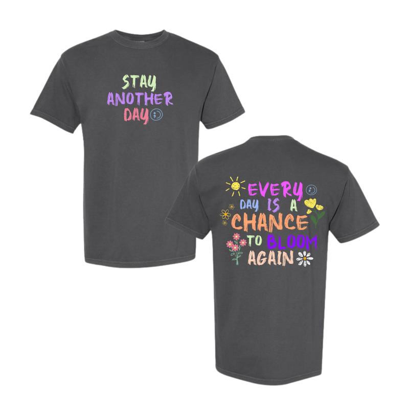 Stay Another Day Spring ’25 Exclusive Premium Mental Health Awareness T-Shirt