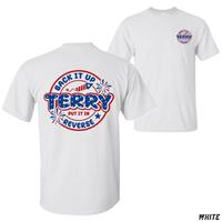 Back It Up Terry T-Shirt – Put It In Reverse Fireworks Graphic With Patriotic Red White Blue Theme , Funny 4th Of July Style , Unisex T-Shirt , Viral Meme Tee , Gift For America Lovers Cotton Menswear Tops