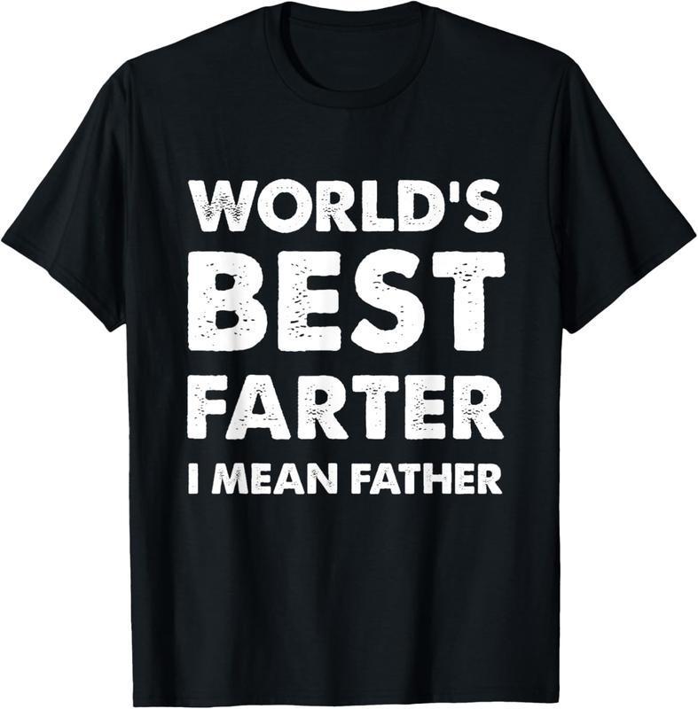 Father’s Day Retro World’s Best Farter Dad Joke T-Shirt Premium Cotton Apparel