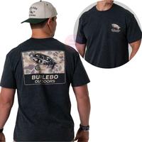 Burlebo Outdoors Fish Graphic T-Shirt – Tee with Camo Design, Burlebo Outdoors T-shirt, Outdoor apparel, Premium Cotton Unisex T-Shirt, Unisex short sleeve tee, Cool shirt for Men, Gift Shirt For Dad, perfect tshirt
