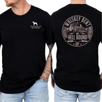 Can’t Straight Up Southern Whiskey Bent and Hell Bound T-Shirt – Classic Country Truck Graphic Tee, country truck shirt, Unisex Short Sleeve Tee – Premium Cotton T-shirt with Lightweight & Sweat-Resistant Fabric