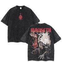 Retro Limited Vintage Maliketh, The Black Blade Elden Ring Collection Game Oversized Washed Tee Game Acid Washed Lightweight TSHIRT