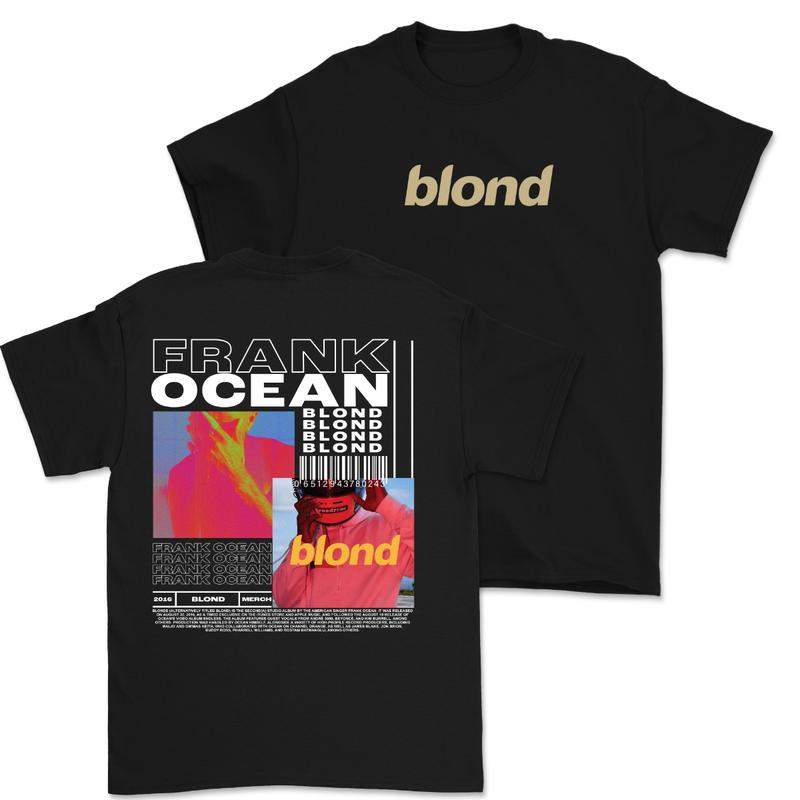 Frankk Oceann BLONDD Short Sleeve Shirt – Vintage-Inspired Graphic Tee, Unisex Cotton T-Shirt, Trendy Music Apparel for Men and Women, Menswear Top