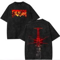 Doom Slayer’s Crucible Sword – Doom Eternal Vintage Washed Tee Unisex Oversize Heavyweight Cotton T-shirt for Game Fans, Graphic Tees, Men Gifts