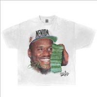 Shaq Money Talk Boxy T-shirt Streetwear Y2K Graphic Relaxed Tee, Gift For Women and Man Unisex T-Shirt men gifts graphic tees