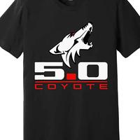 Mustang Coyote 5.0 Engine Shirt – Ford Performance Wolf Logo Tee for Racing Enthusiasts Car Lovers Automotive Fan Gear Perfect Gift for Muscle Car Fans