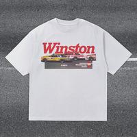 Winston ‘Nascar Racing’ 80S Heavyweight White T-Shirt Unisex All Sizes, Graphic Tees, Gift For Fans