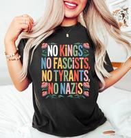 No Kings in America Shirt, Political Statement, Anti-MAGA Tee, Protest Apparel, Resist Shirt, Rejecting Republican Oligarchy Tee