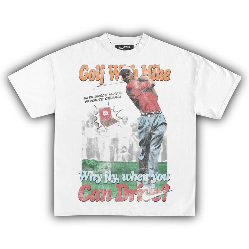 GOLF WITH MIKE VINTAGE T-SHIRT, GRAPHIC TEE, SPORT SHIRT , PERFECT GIFT FOR FAN
