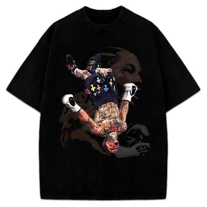 Gervonta Tank Davis Flip T-Shirt Tank Davis Boxing World Champion Custom Graphic Tee