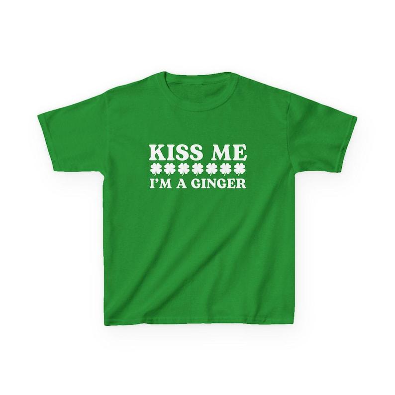 Kiss Me Baby Tee, St. Patrick’s Day Baby Tee, Funny St. Patty’s Baby Tee Top Trendy Womenswear