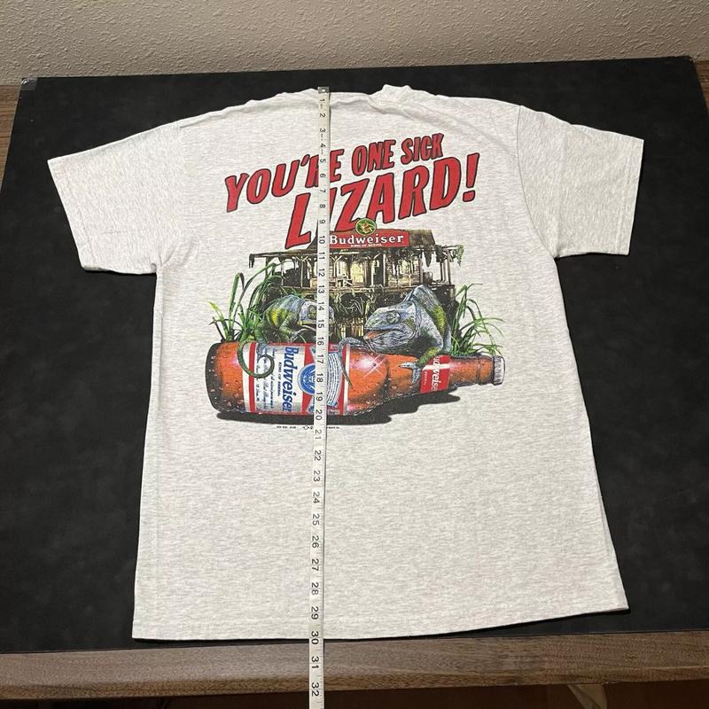 Budweiser Shirt Vintage Lizard Chameleon Frogs Long Neck Cowboy 1990s Bullfrogs, For Men, For Women, Tshirt GILDAN, gift for Him for Her
